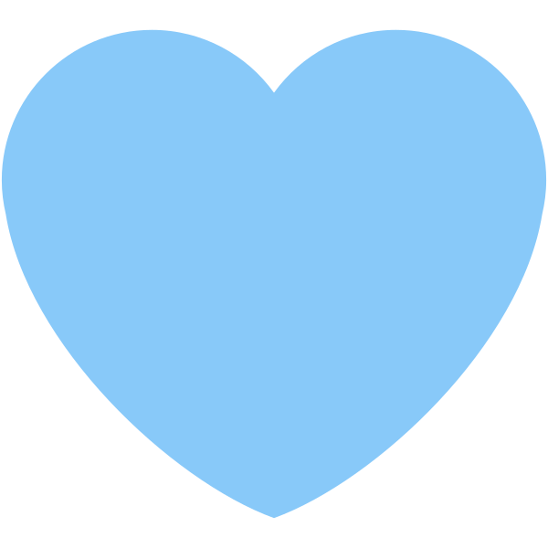 Light Blue Heart