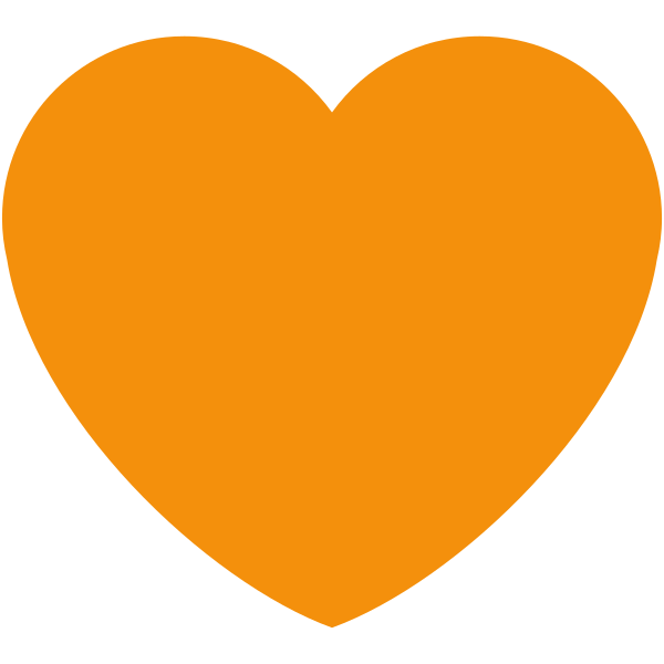 Orange Heart